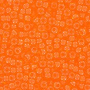 Miyuki rocailles kralen 11/0 - Transparent tangerine 11-139